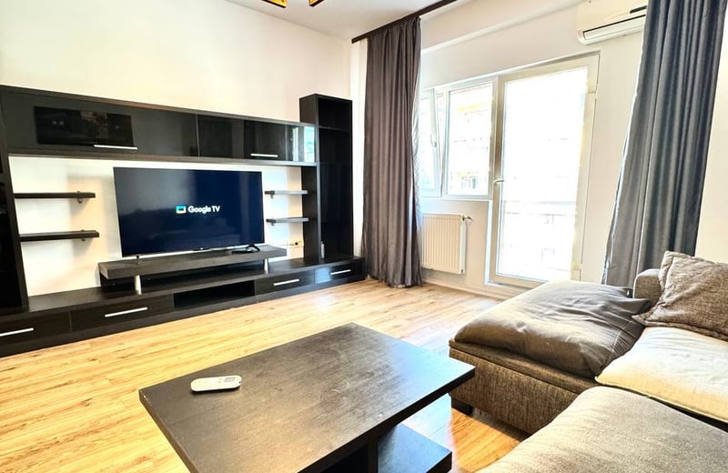 Alquiler de un acogedor apartamento de 2 habitaciones con balcón, Sector 6, Bucarest, Rumanía